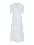Sophie S Voile Dress - Vit