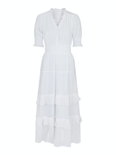 Sophie S Voile Dress - White