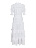 Sophie S Voile Dress - Vit