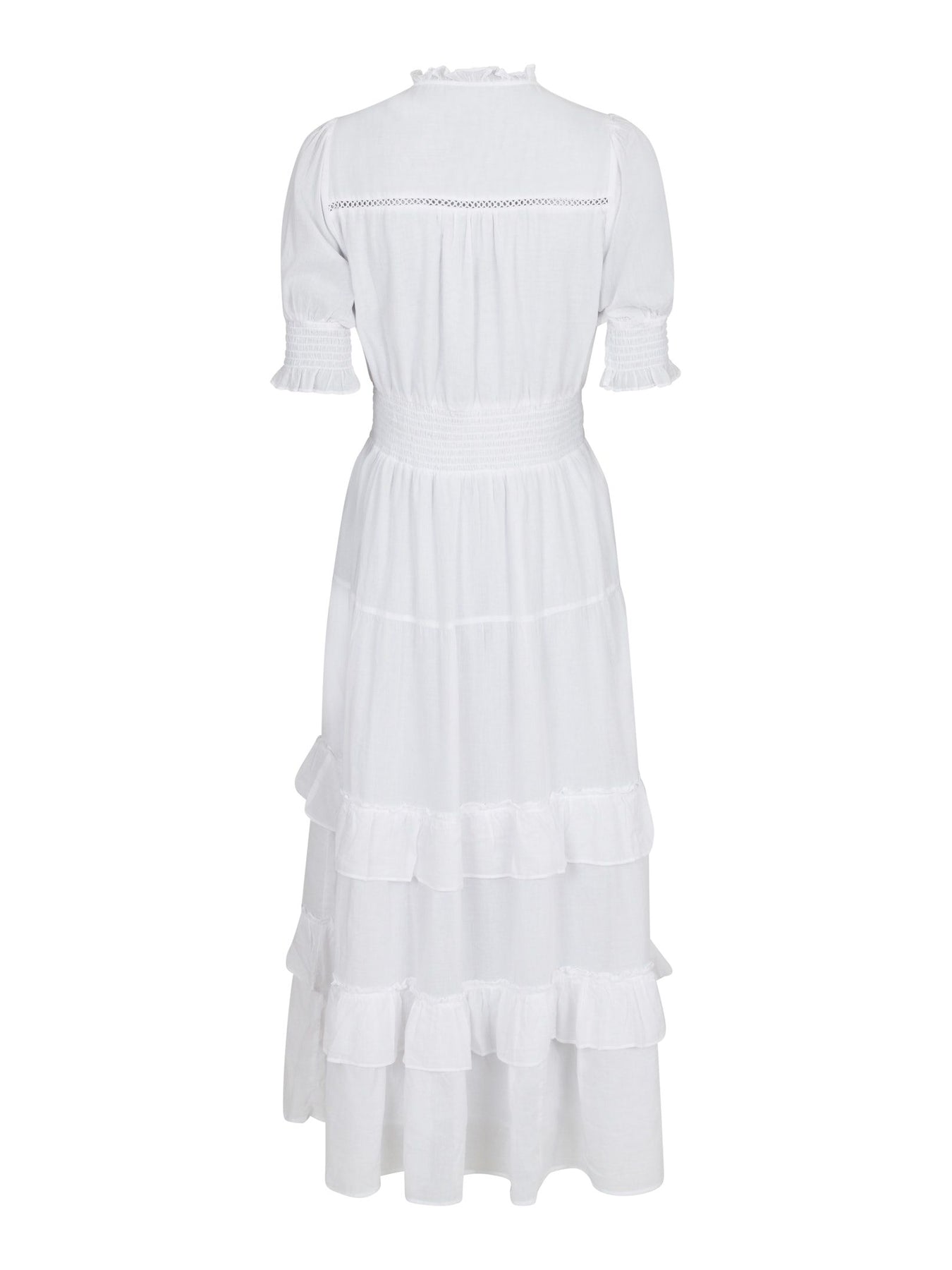 Sophie S Voile Dress - Vit