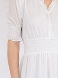 Sophie S Voile Dress - Vit