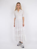 Sophie S Voile Dress - Vit