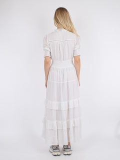 Sophie S Voile Dress - White