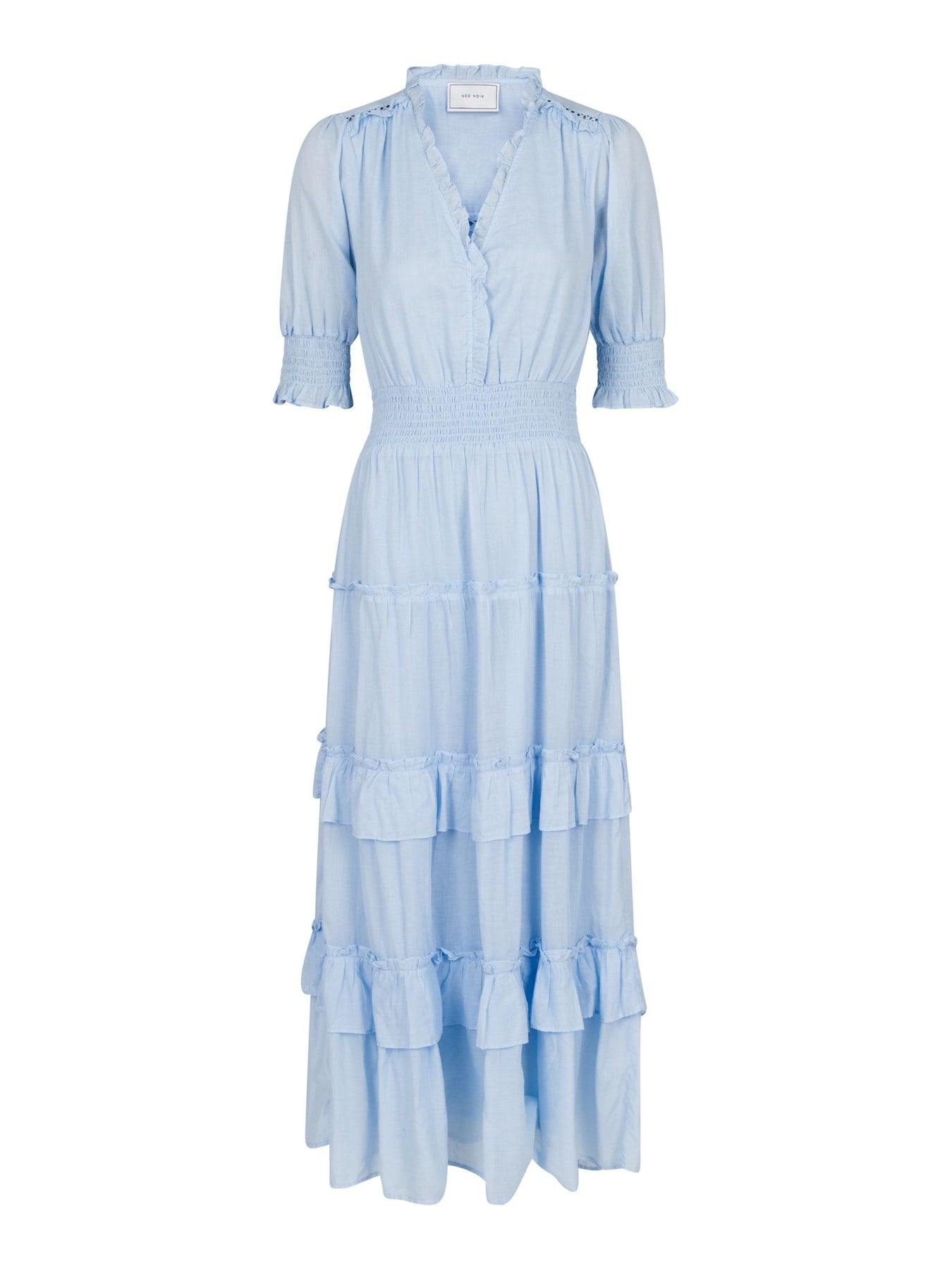 Sophie S Voile Dress - Ljusblå