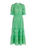 Sophie S Voile Dress - Apple Green