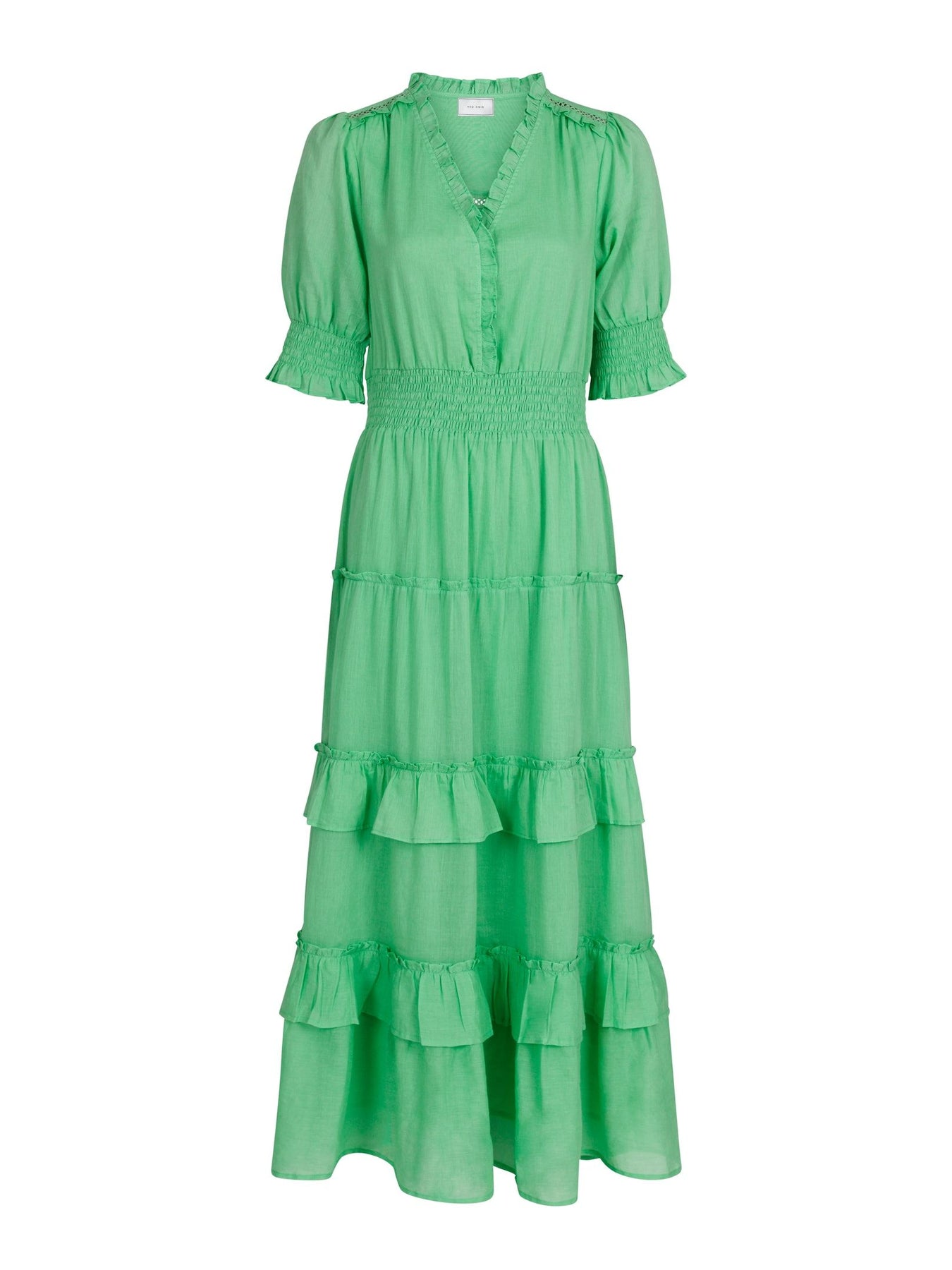 Sophie S Voile Dress - Apple Green