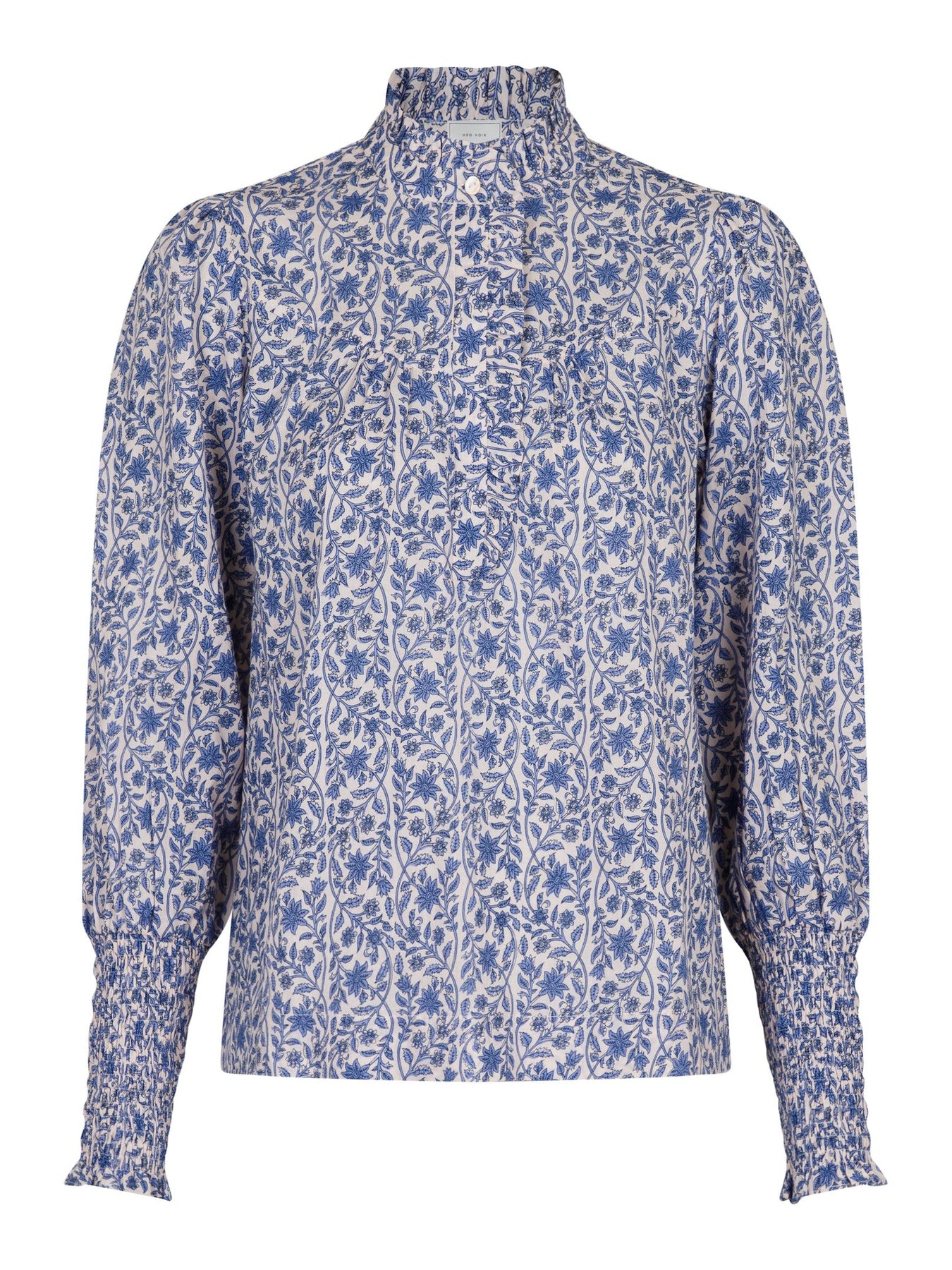 Karia Botanical Blouse - Blue