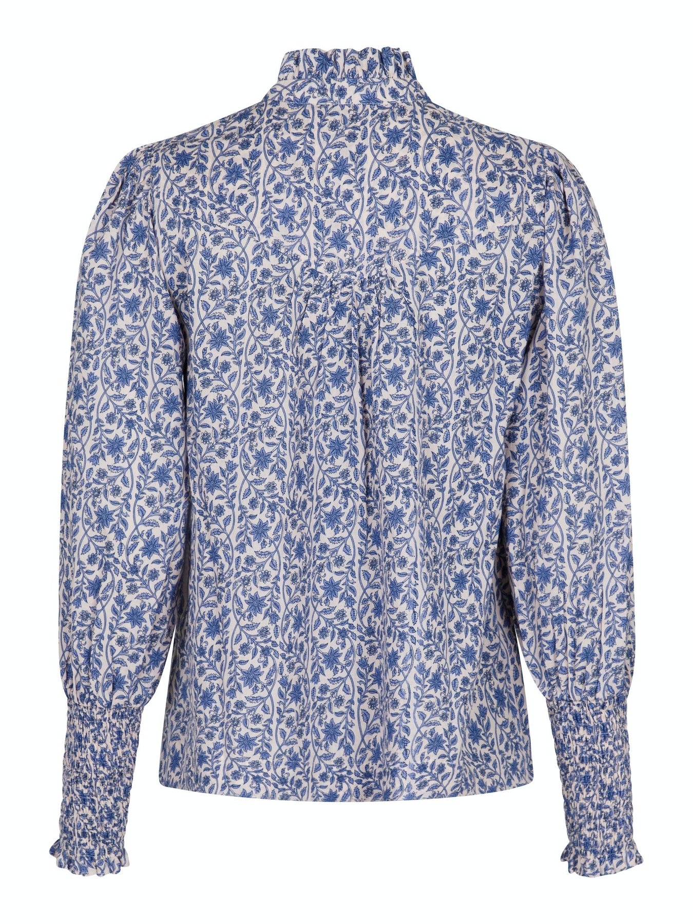 Karia Botanical Blouse - Blue