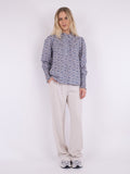 Karia Botanical Blouse - Blue