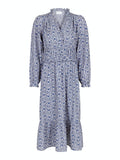 Olivia Botanical Dress - Blue
