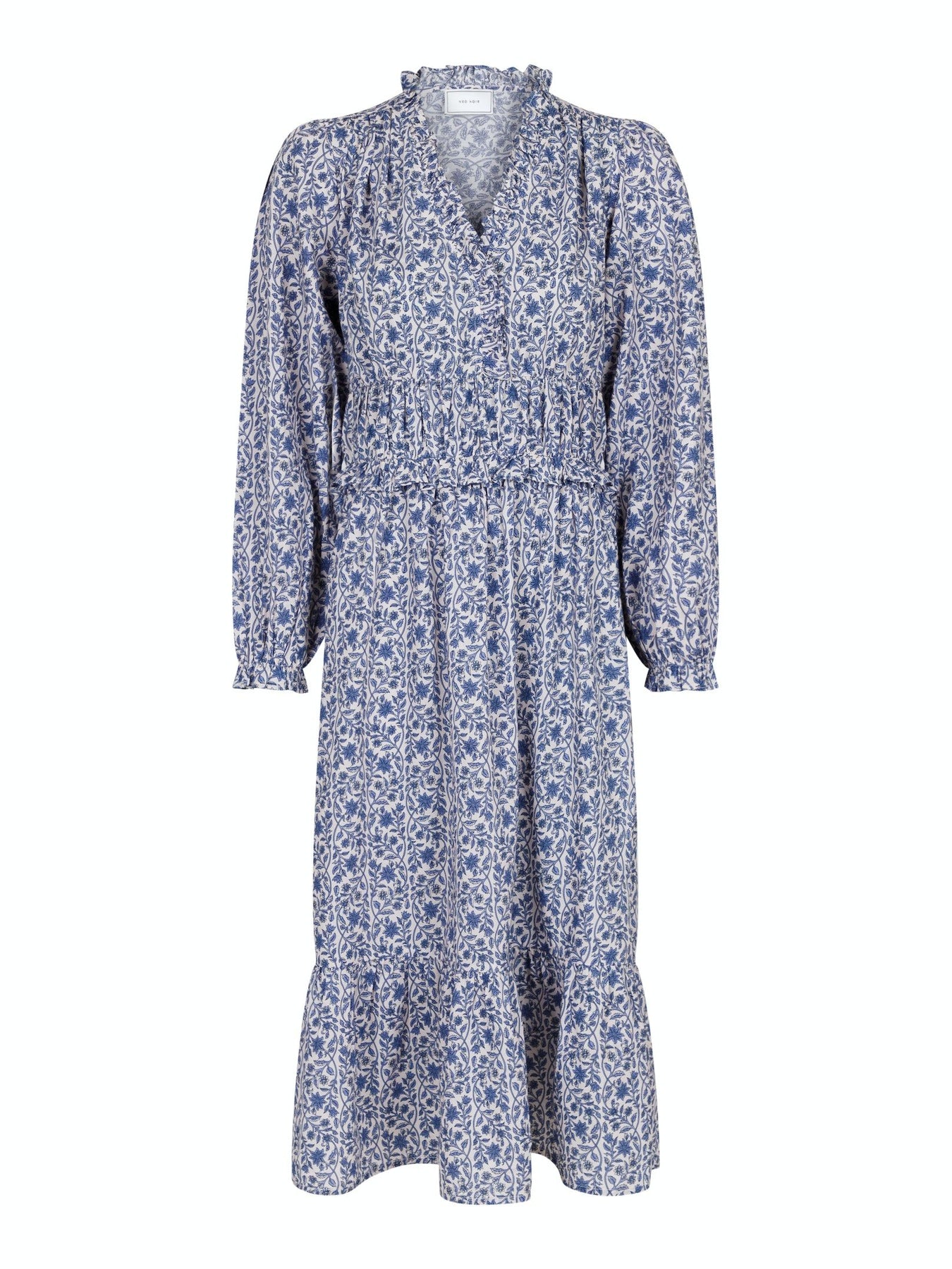 Olivia Botanical Dress - Blue