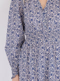 Olivia Botanical Dress - Blue