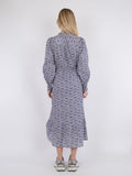 Olivia Botanical Dress - Blue