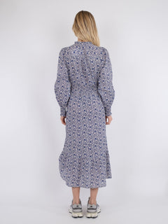 Olivia Botanical Dress - Blue