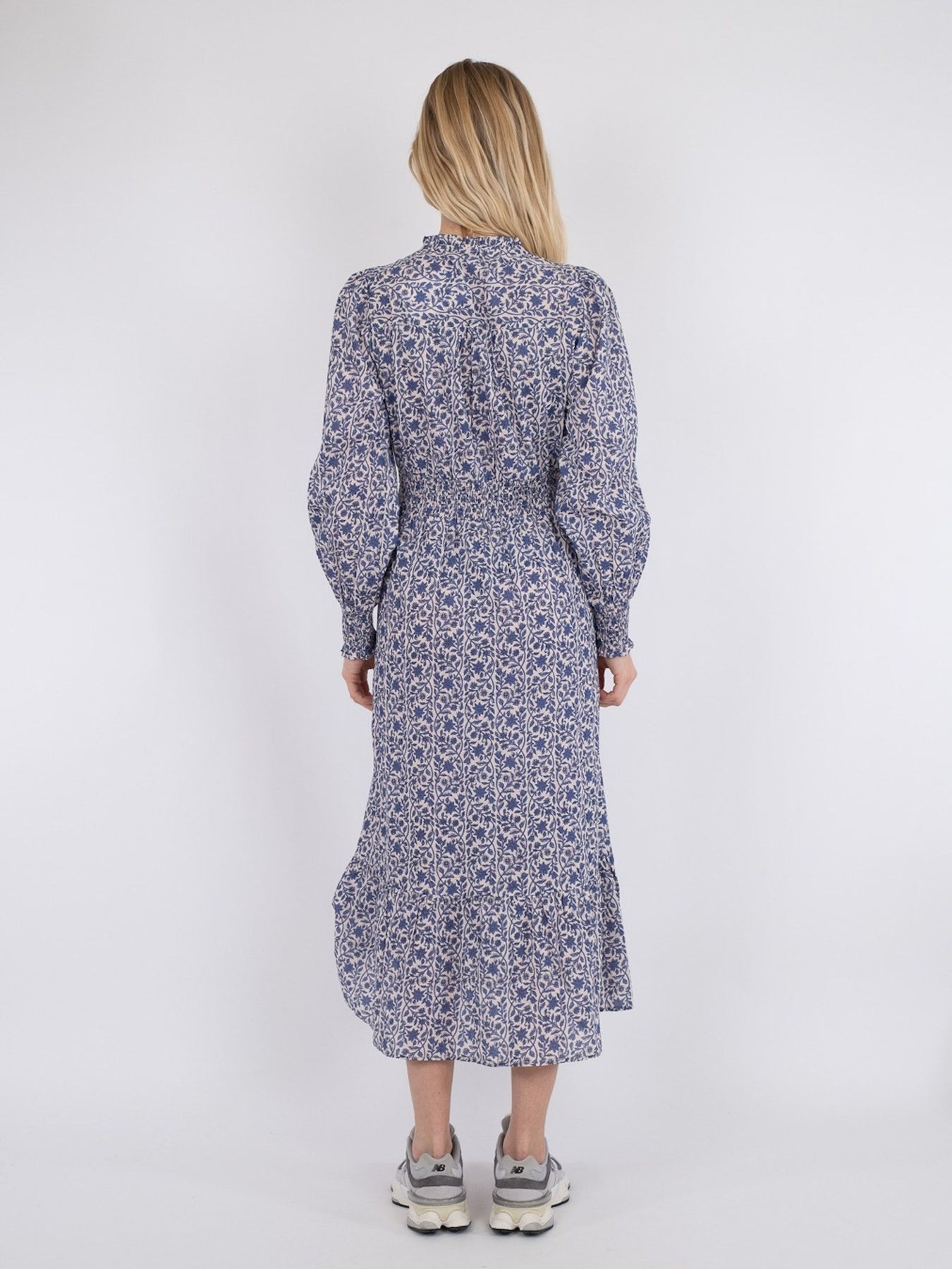 Olivia Botanical Dress - Blue