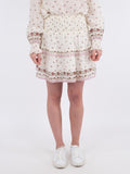 Lando S Belle Border Skirt - Dusty Rose