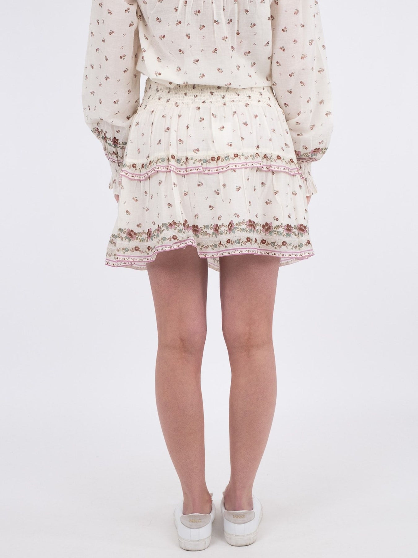 Lando S Belle Border Skirt - Dusty Rose