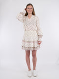 Lando S Belle Border Skirt - Dusty Rose