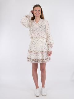 Lando S Belle Border Skirt - Dusty Rose