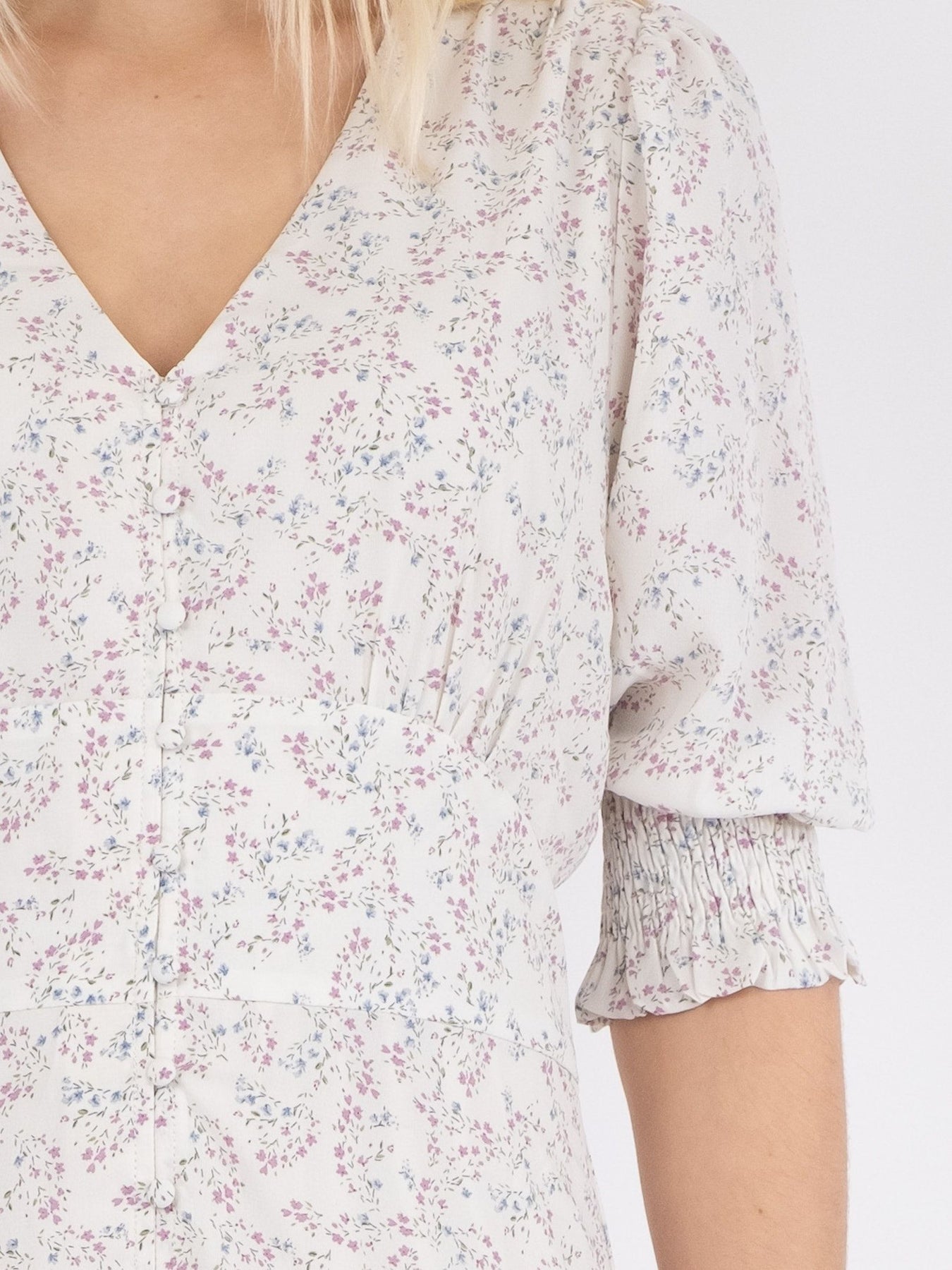 Valley Finest Flower Dress - Dusty Rose