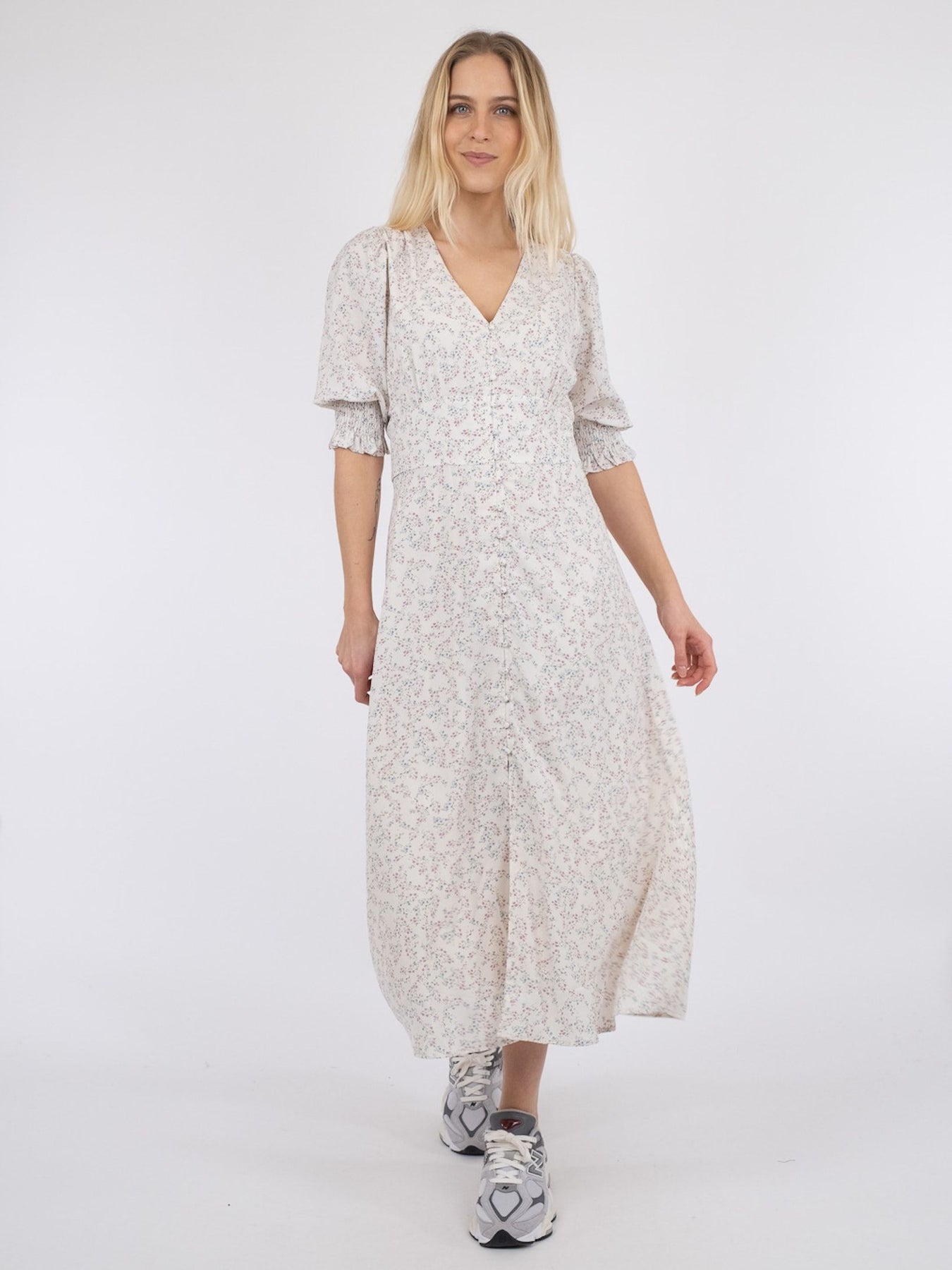 Valley Finest Flower Dress - Dusty Rose