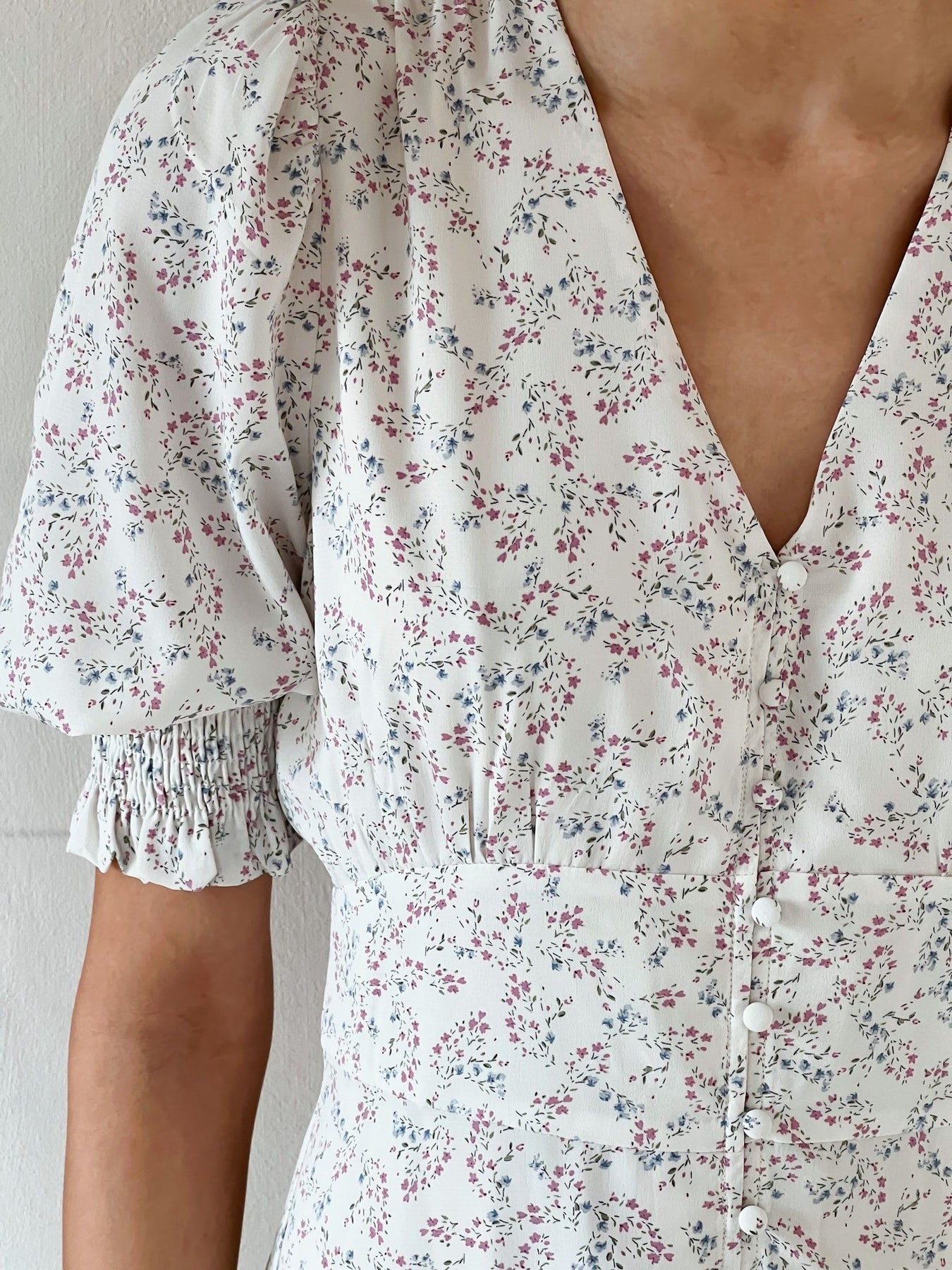 Valley Finest Flower Dress - Dusty Rose