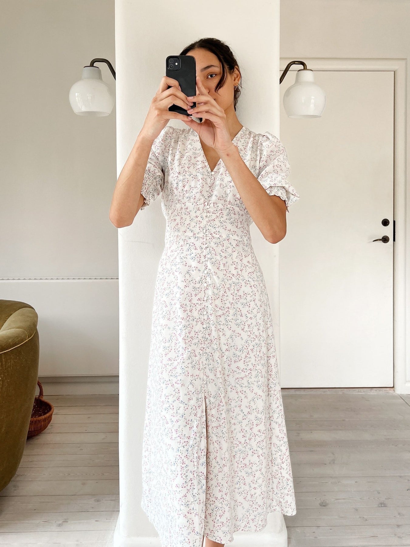 Valley Finest Flower Dress - Dusty Rose