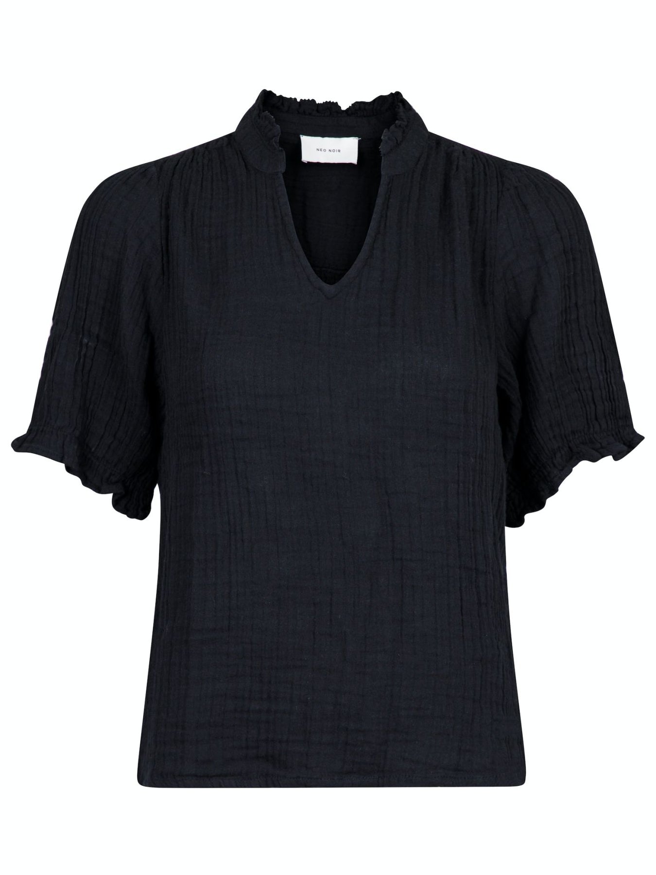 Odesa Linen Blus - Svart