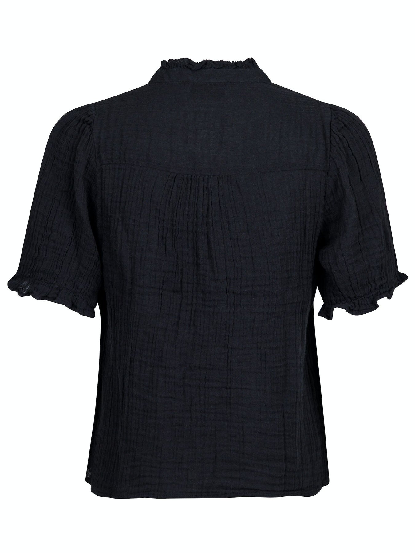 Odesa Linen Blus - Svart