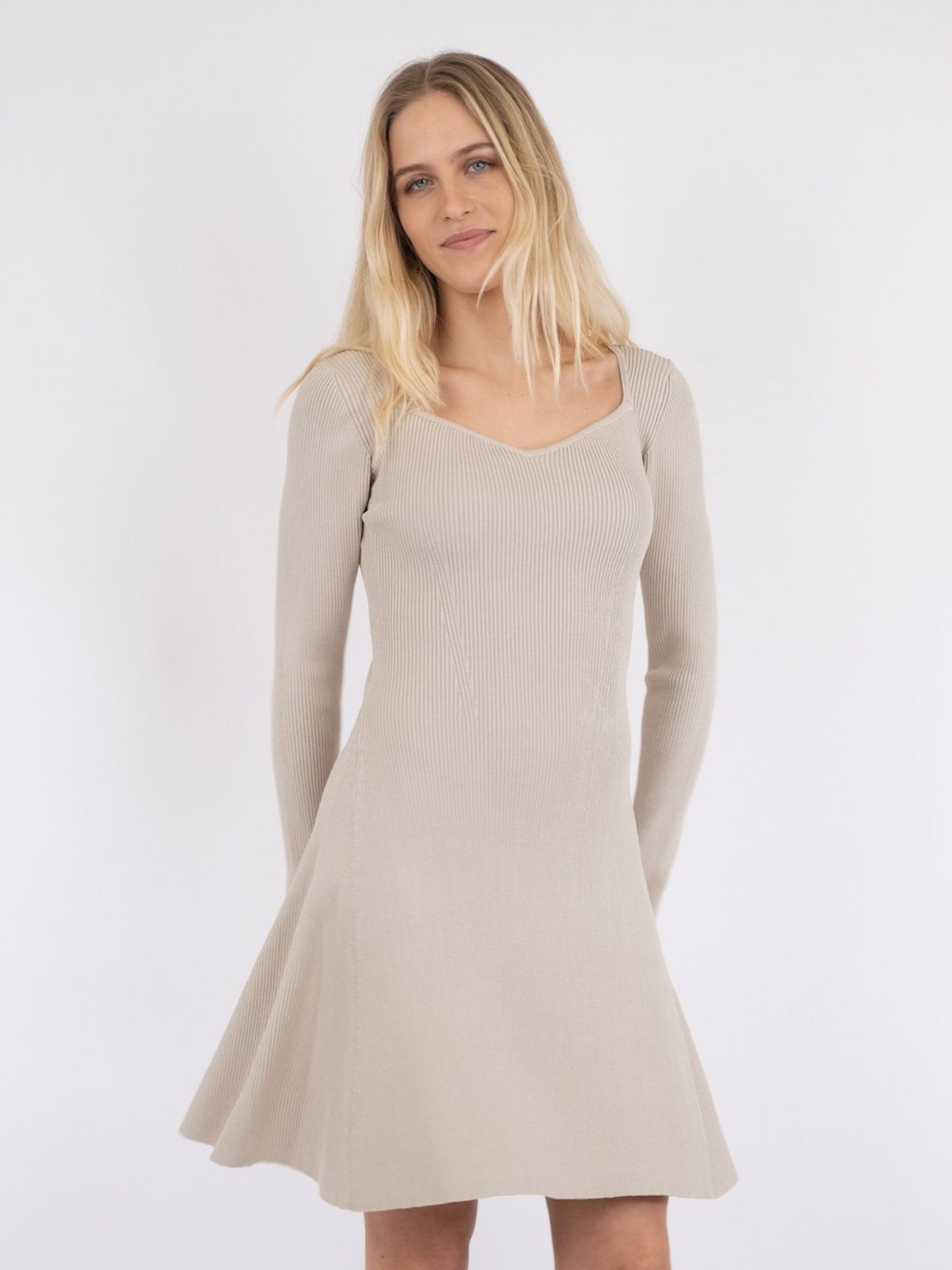 Addams Knit Dress - Sand