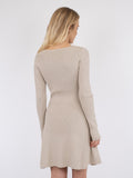 Addams Knit Dress - Sand