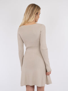 Addams Knit Dress - Sand