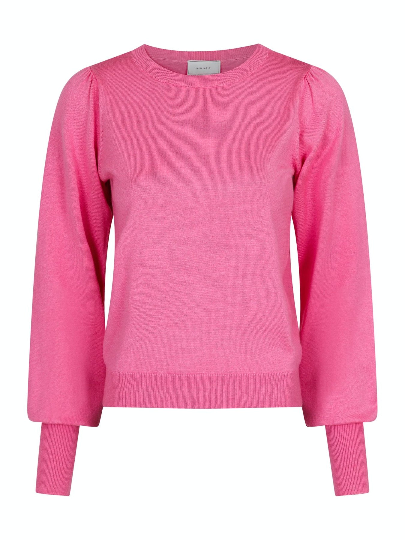 Magdalena Solid Knit Blouse - Pink