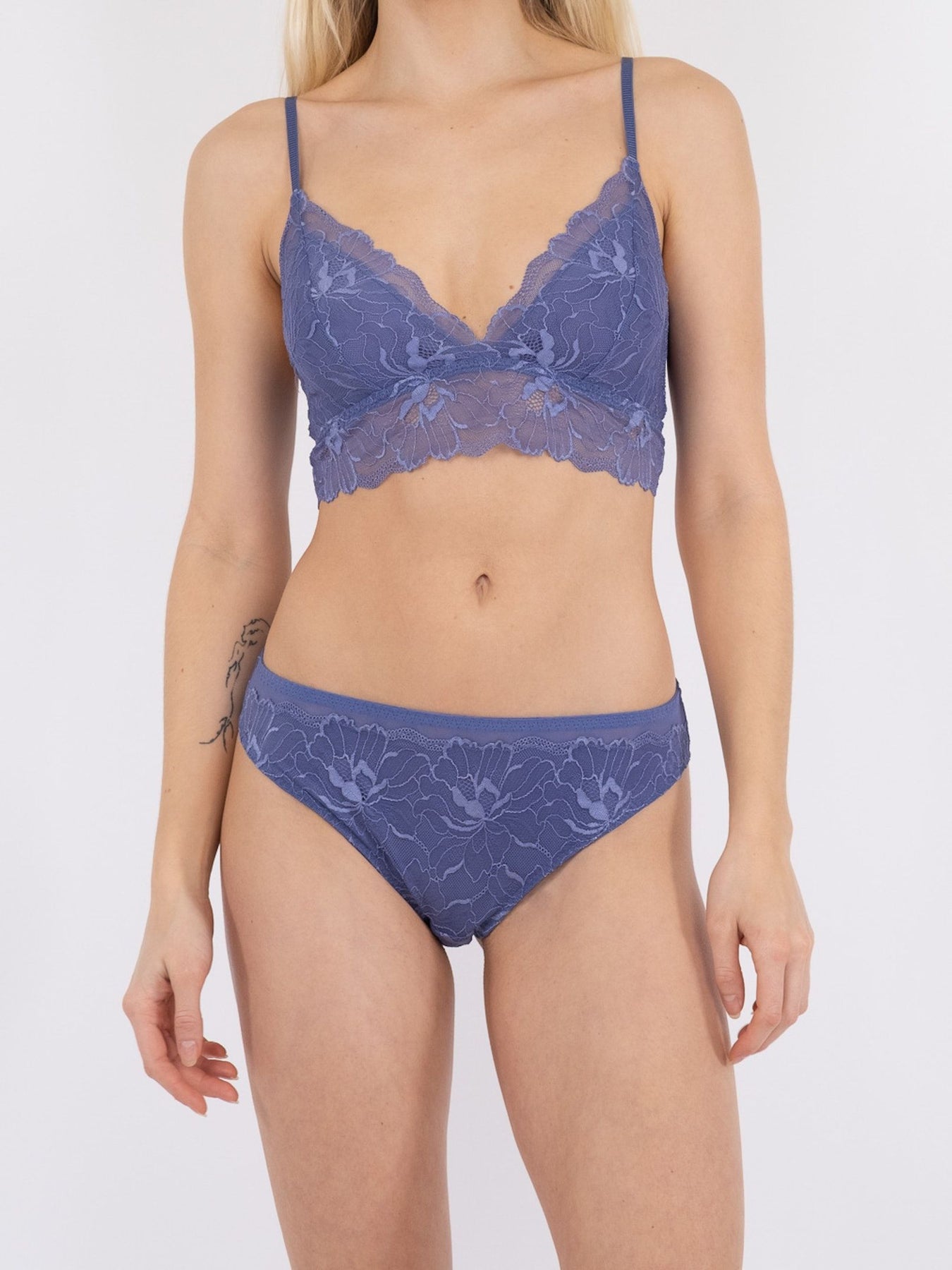 Skin Clementine Bra - Dusty Blue