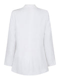 Ivery Heavy Linen Blazer - White