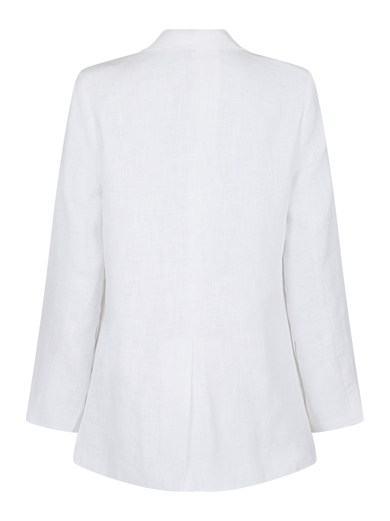 Ivery Heavy Linen Blazer - White