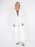 Ivery Heavy Linen Blazer - White