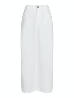 Frankie Denim Skirt - Off White