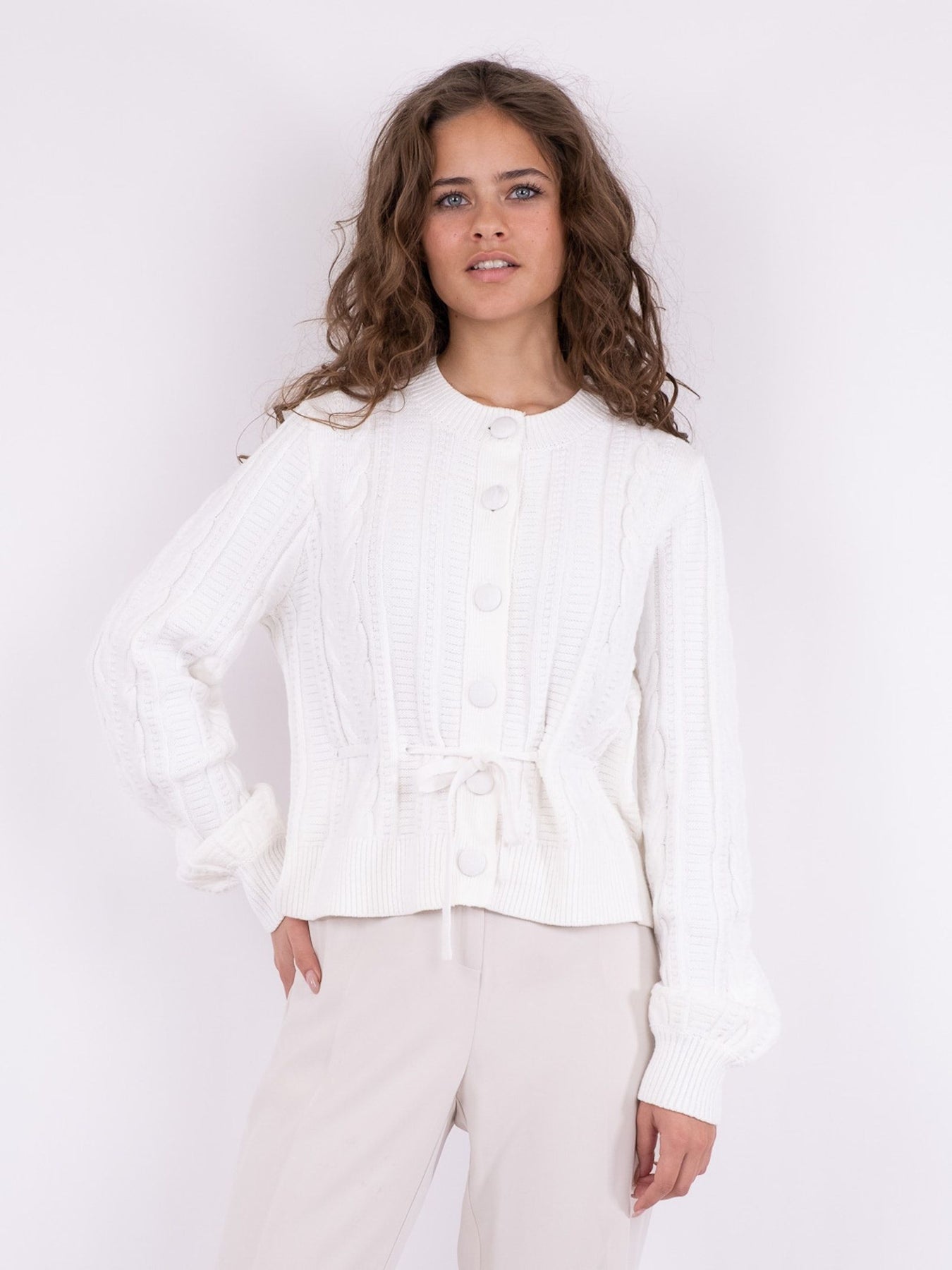 Molina Knit Cardigan - Off White
