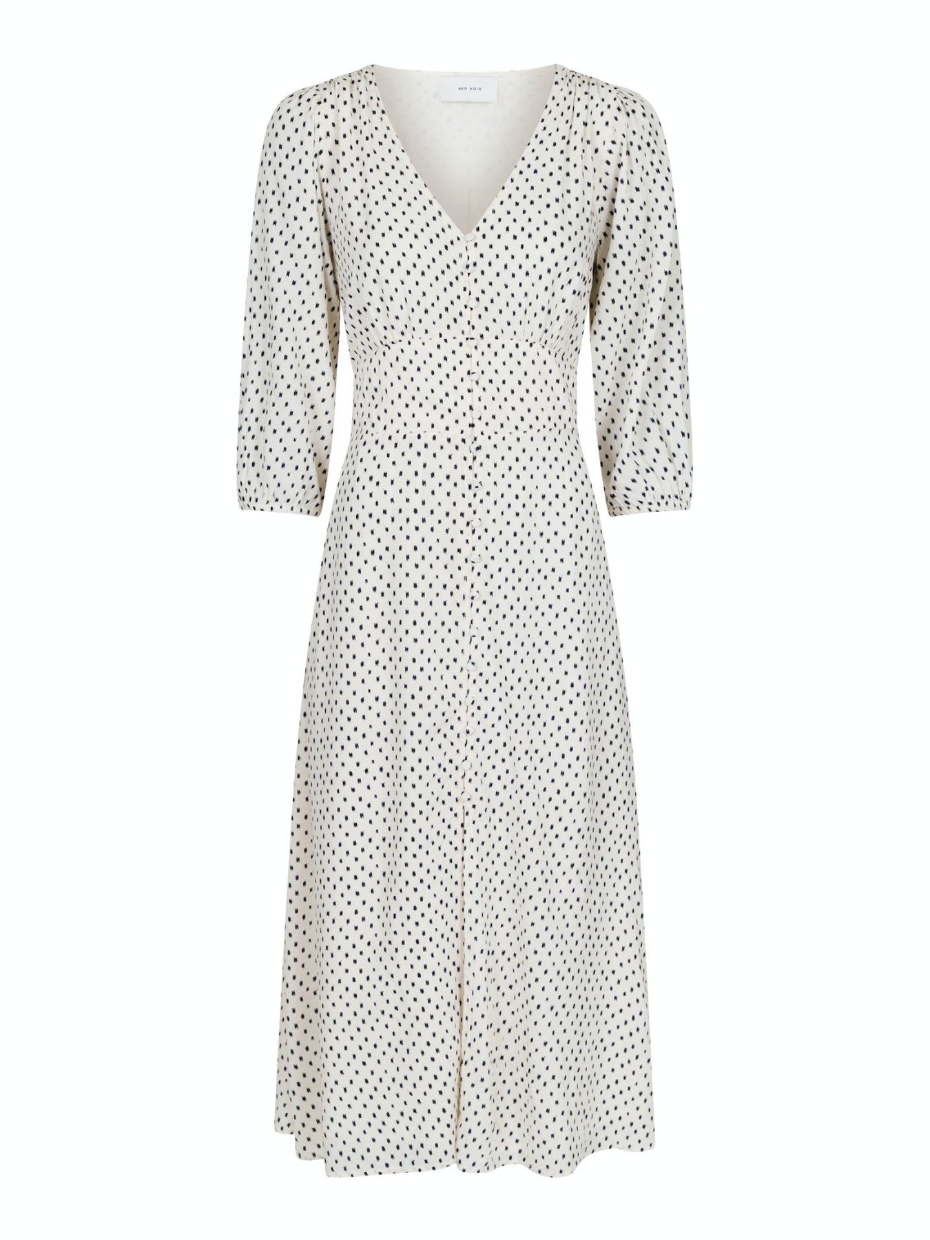 Olana Mini Stitch Dress - Off White