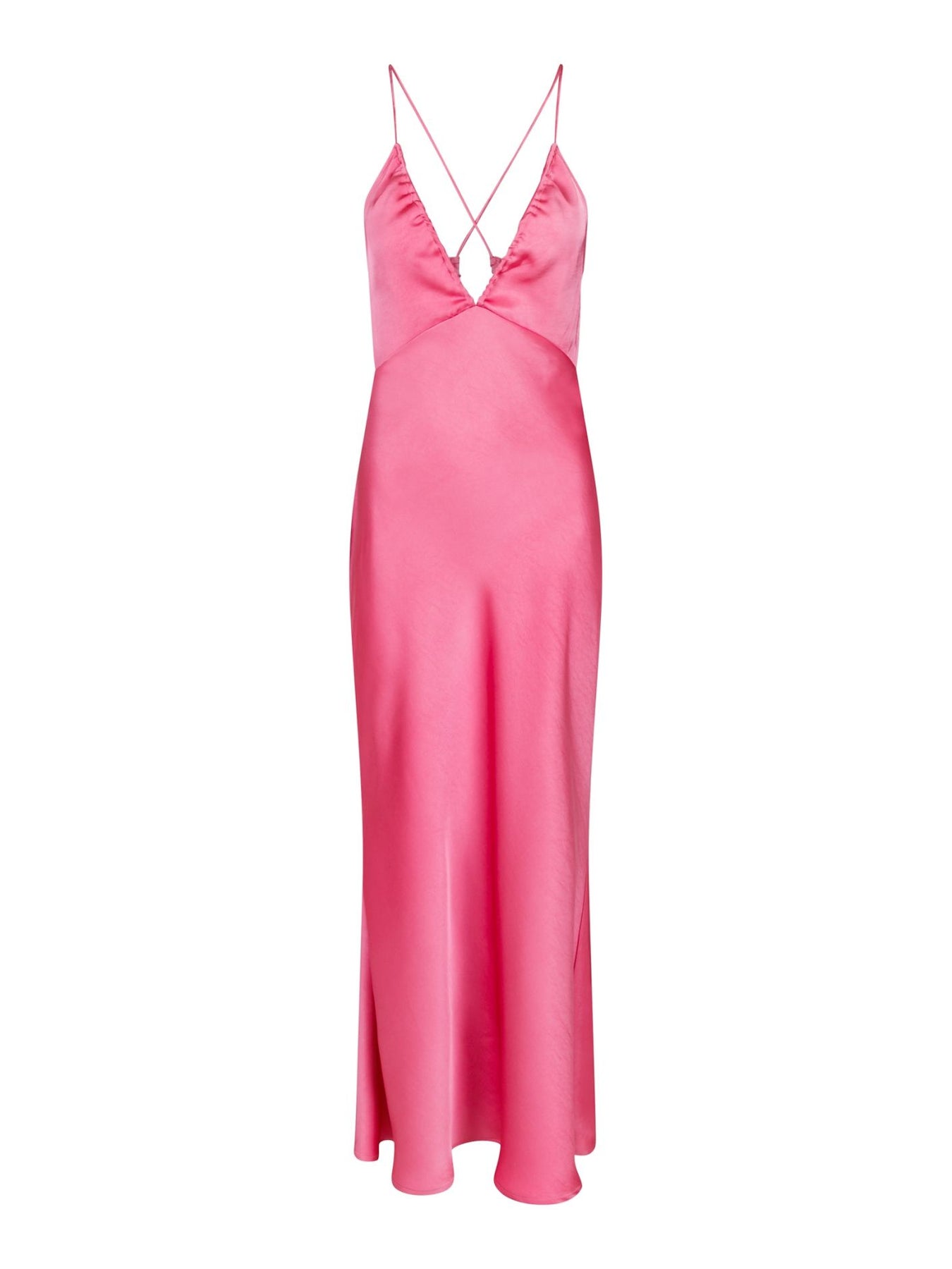 Jolly Heavy Sateen Dress - Pink