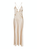 Jolly Heavy Sateen Dress - Champagne