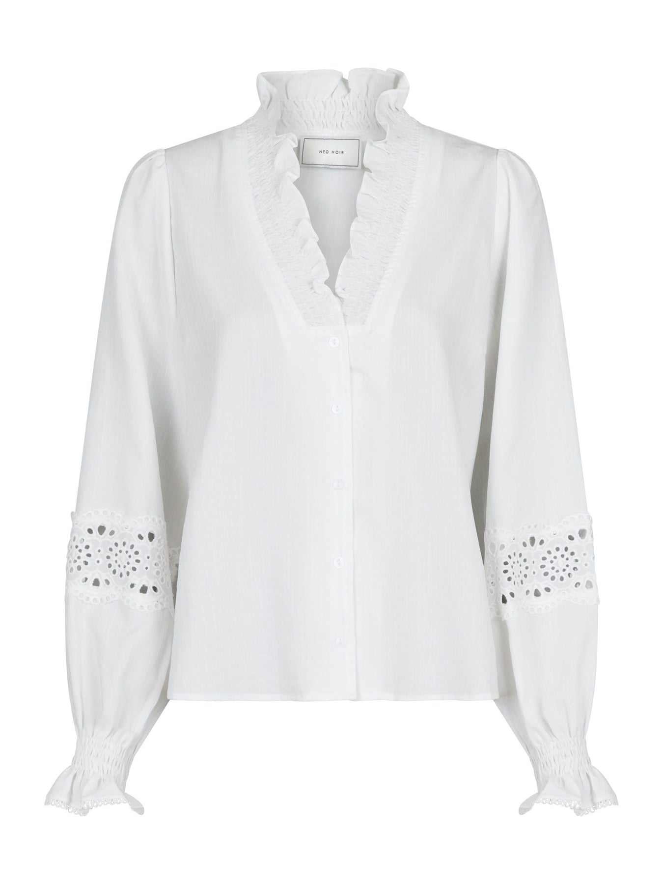 Brielle Insert Blouse - Off White