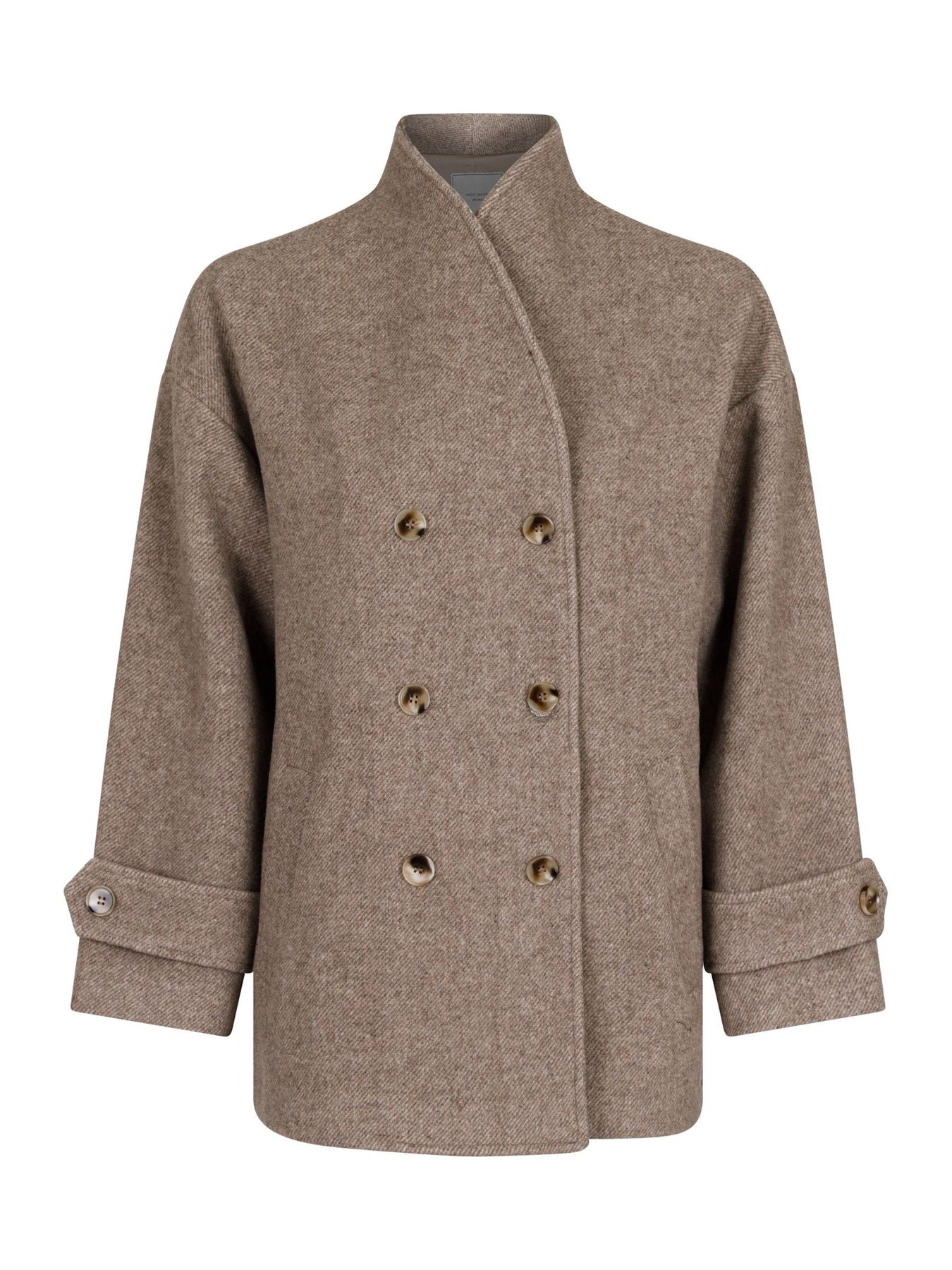 Pippa Twill Jacket - Sand Melange