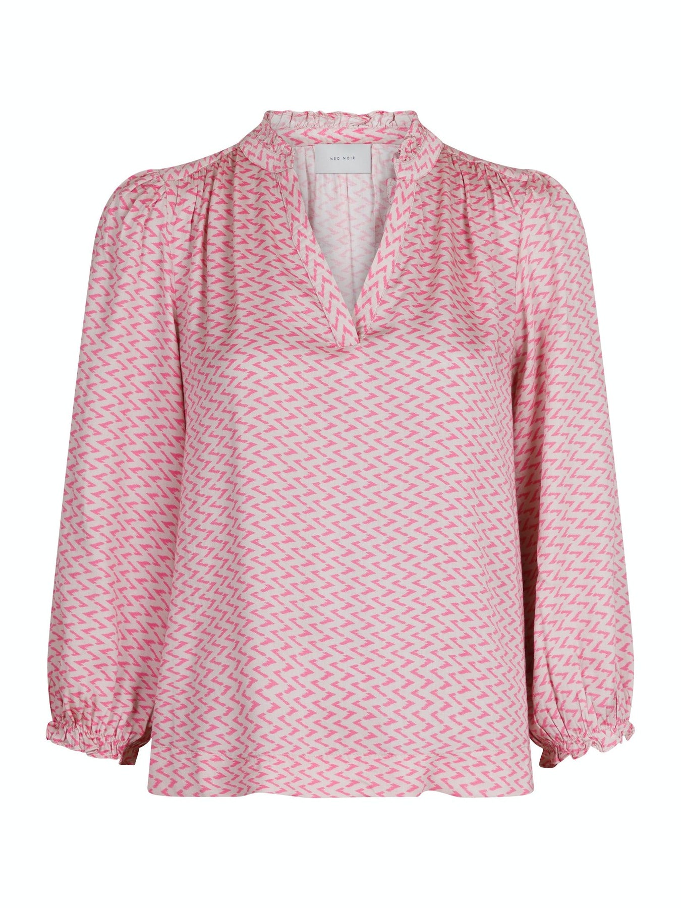 Tara Line Switch Blouse - Pink