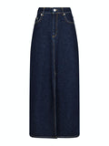 Frankie D Skirt - Dark Blue