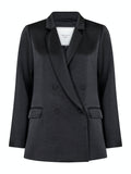 Jardin Heavy Sateen Blazer - Black
