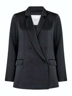 Jardin Heavy Sateen Blazer - Black