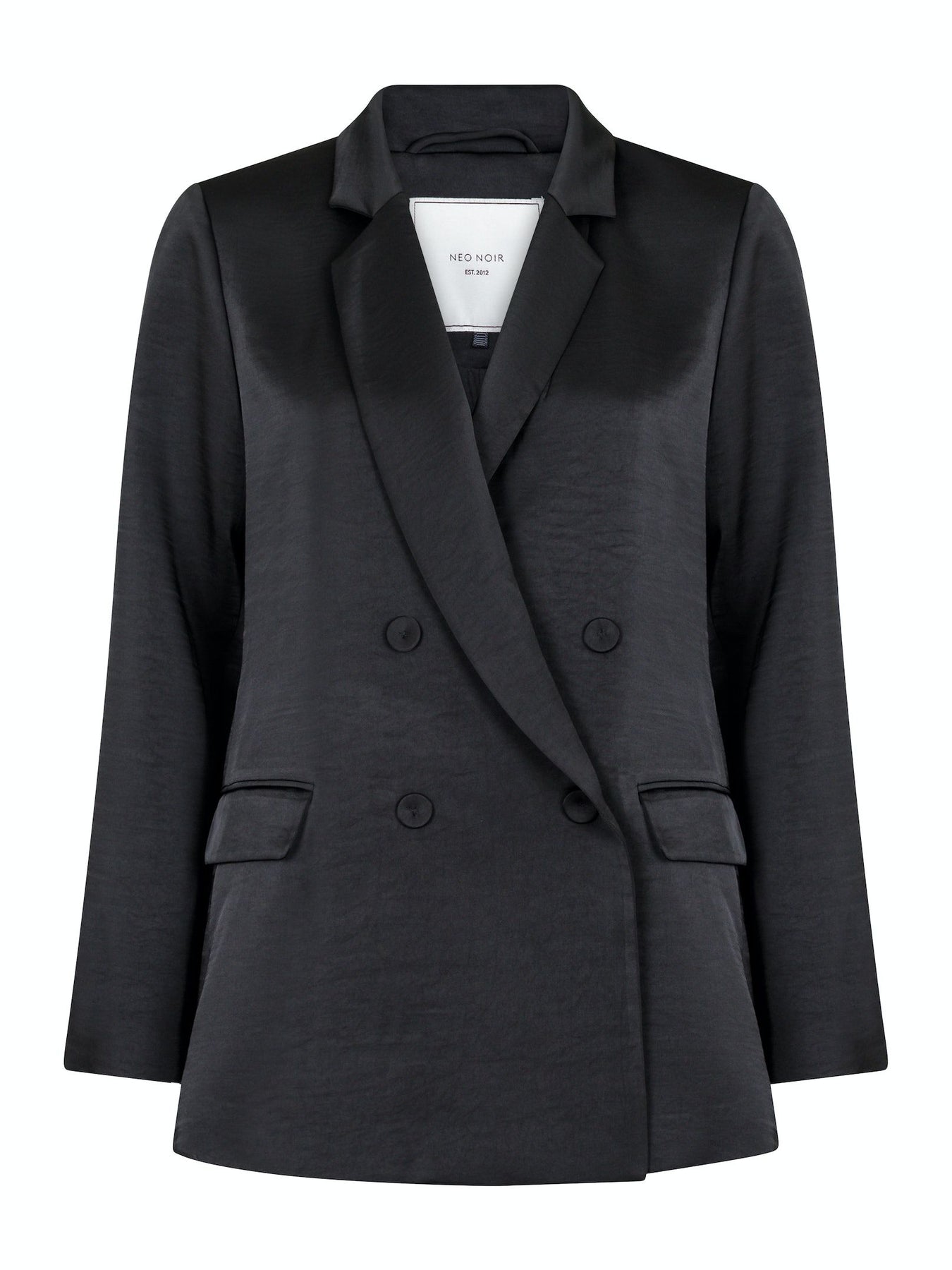 Jardin Heavy Sateen Blazer - Black