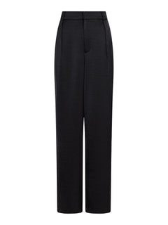 Alessandra Heavy Sateen Pants - Black